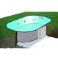 Piscina supraterana Oval Madagascar 600x320x150 cm